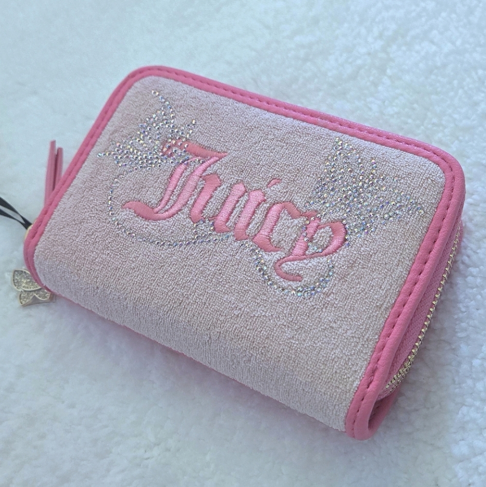 ✨️HP✨️ Juicy🍊 Couture "Wing It" Double✌️ Medium Zip Around Wallet - NWT - Picture 4 of 16